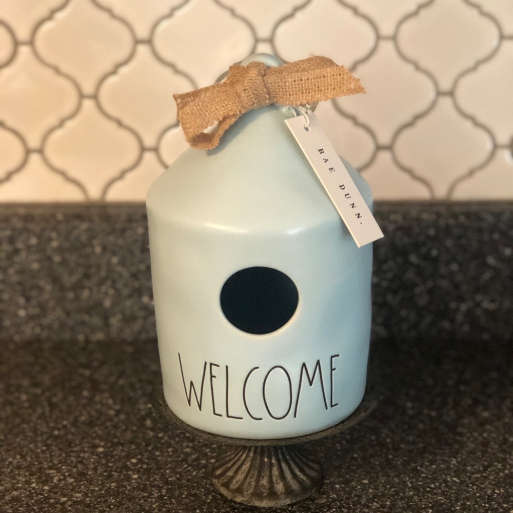 New Rae Dunn WELCOME Birdhouse 🐦